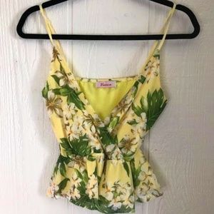 VIVACE TROPICAL CROP TOP SZ. S